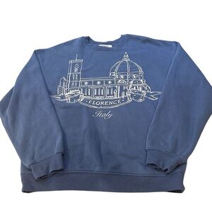 Grayson Threads Navy Graphic Crewneck Sweater